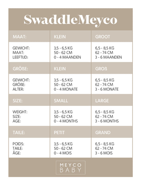 Meyco Swaddle Ροζ 0-3 μηνών