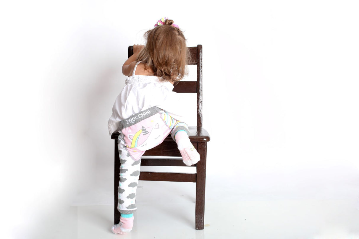 Grip+Easy Crawler Pants & Socks Set - Allie the Alicorn