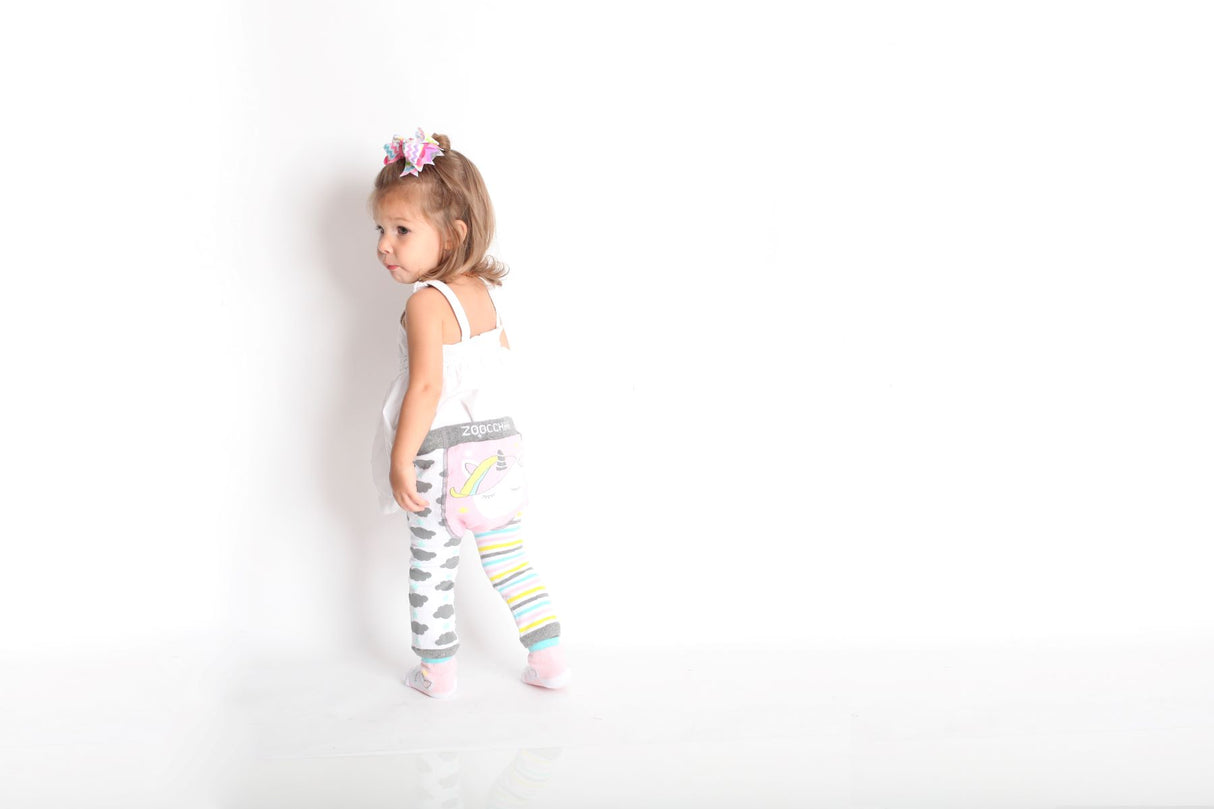 Grip+Easy Crawler Pants & Socks Set - Allie the Alicorn