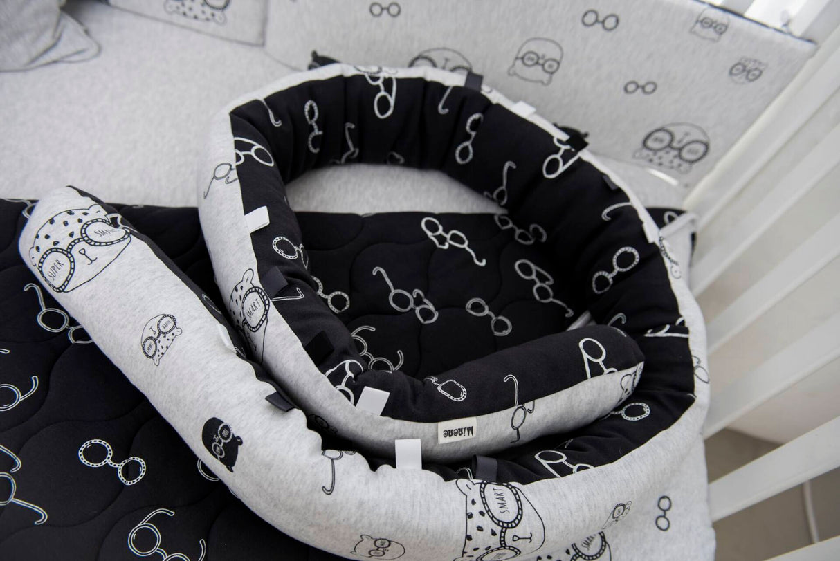 Minene Πολυχρηστικό Μαξιλάρι – Snuggly Snake Cotton Grey Bear