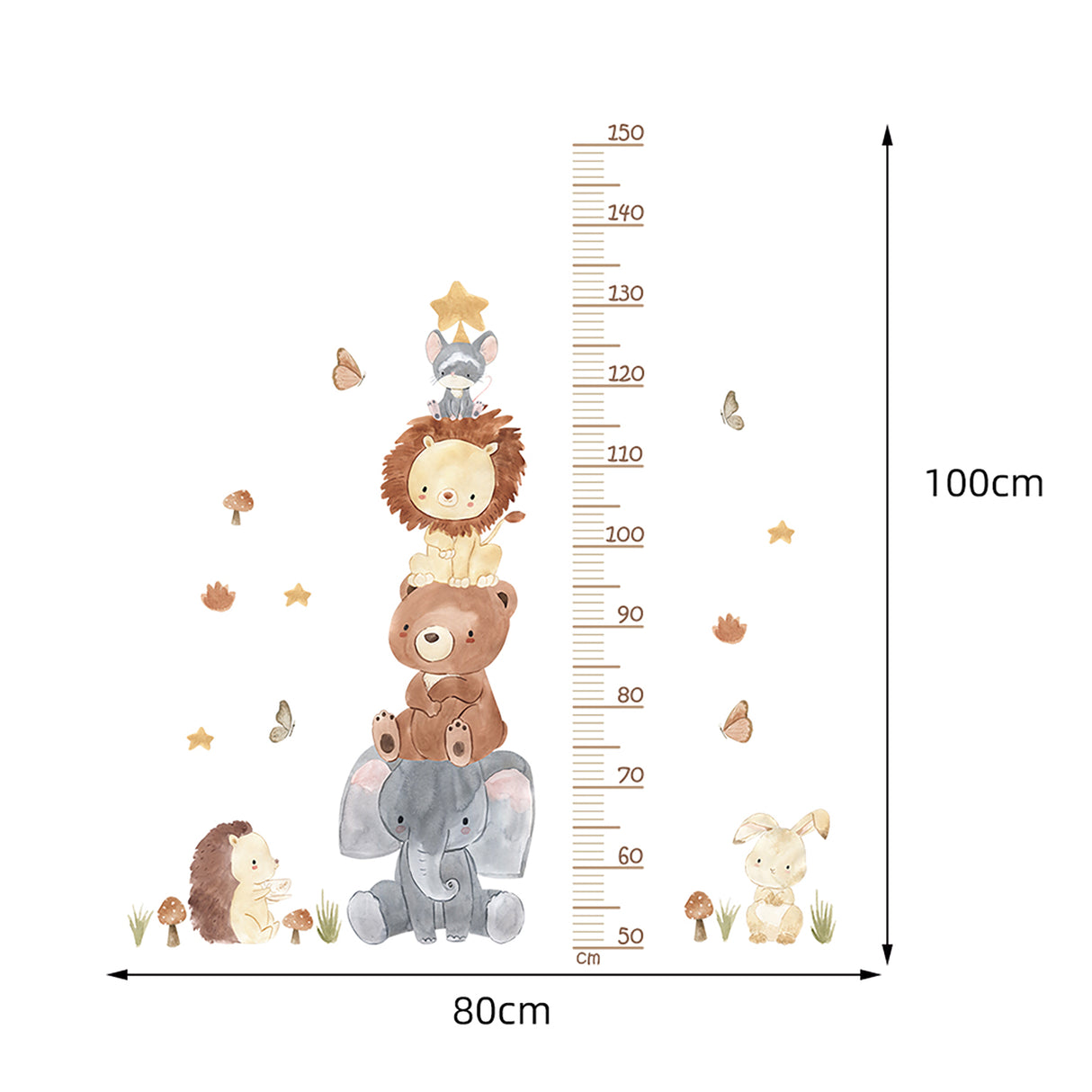 Sipo wall stickers Animal Pyramid