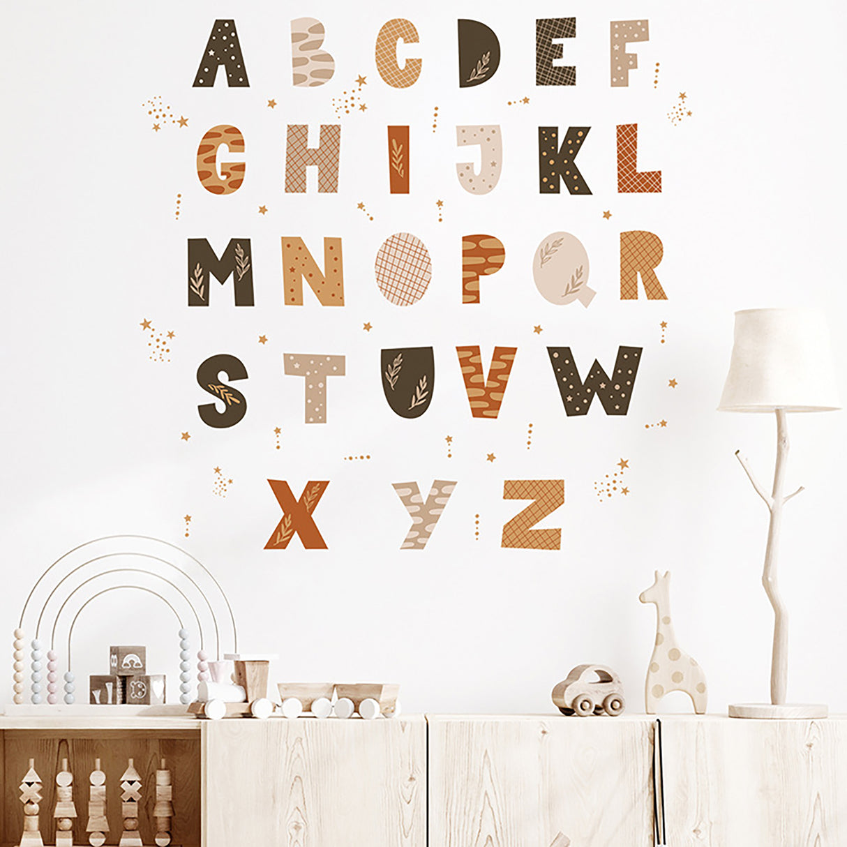 Sipo wall stickers Boho Alphabet