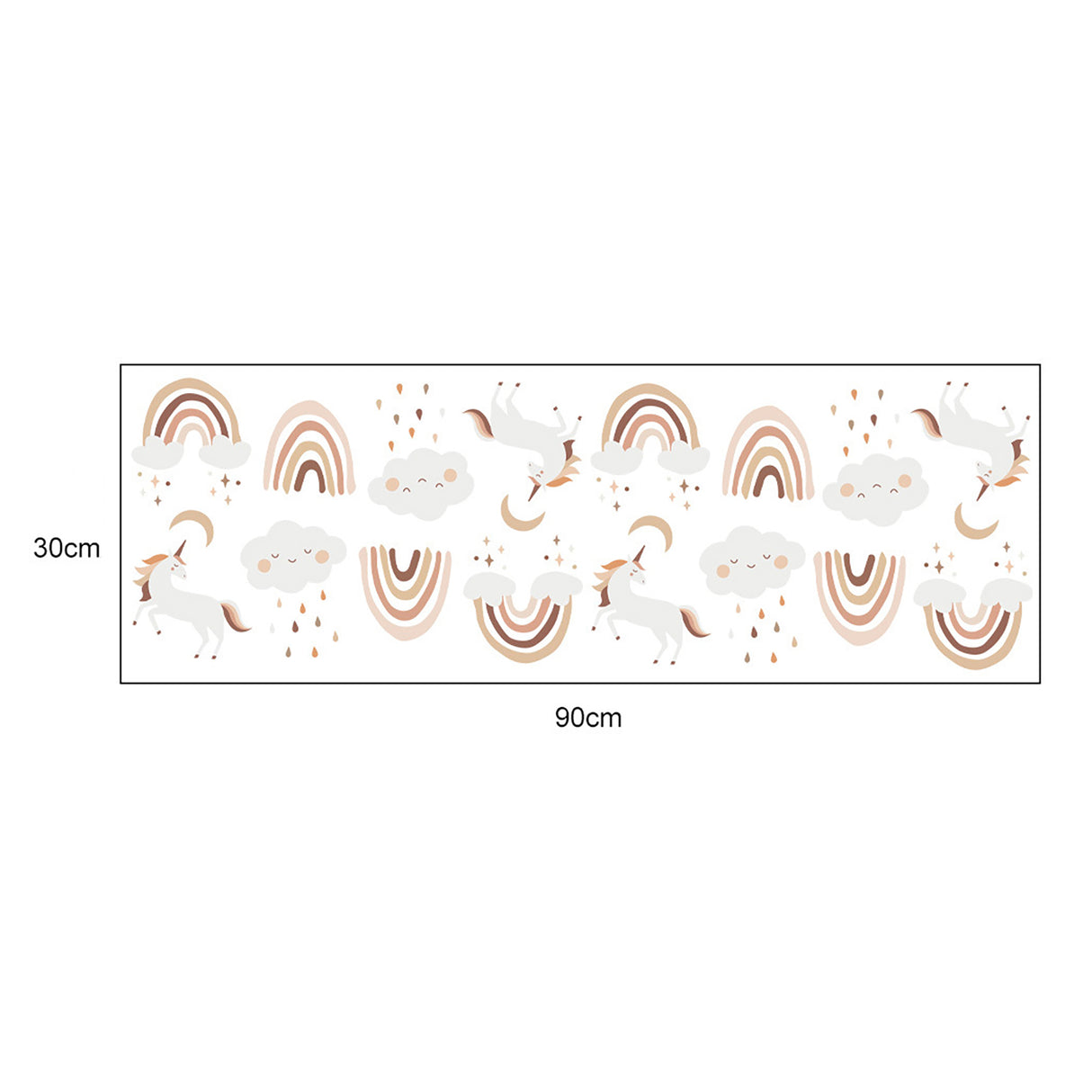 Sipo wall stickers Boho Rainbow Unicorn