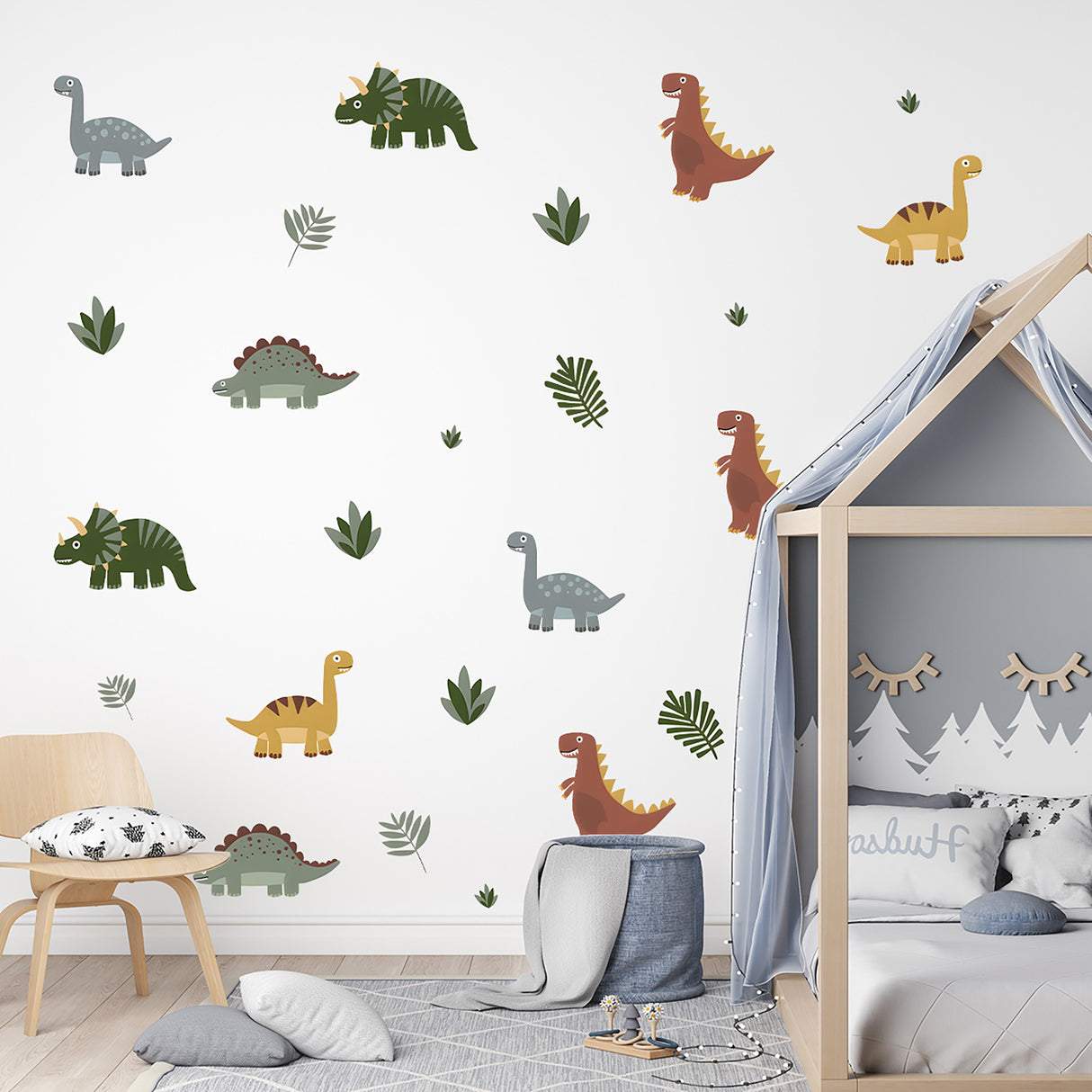 Sipo Wall Stickers Mini Dinosaurs