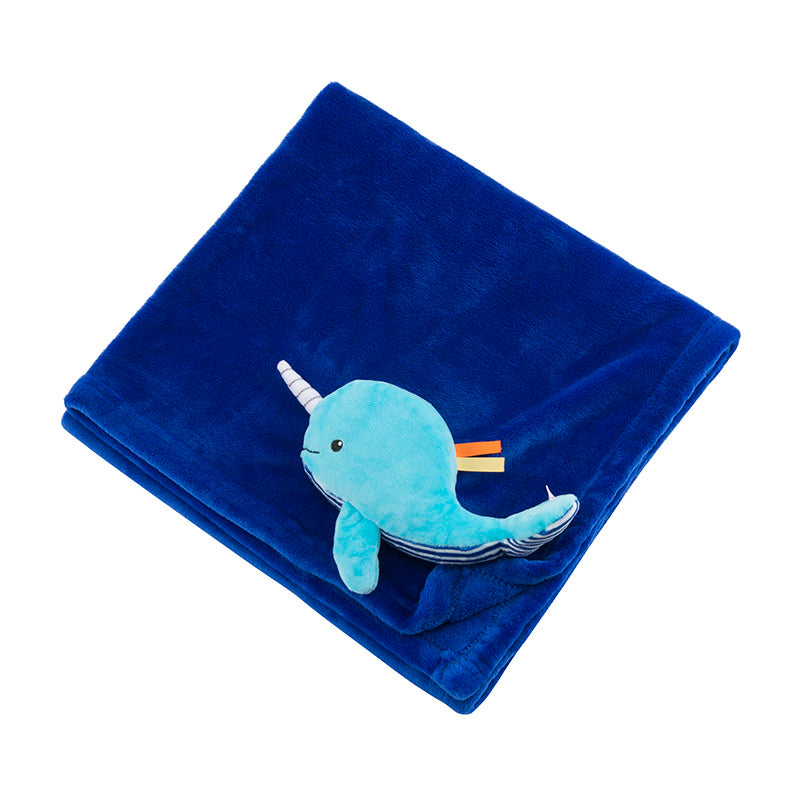 Zoocchini Stroller Blanket Whale Buddy