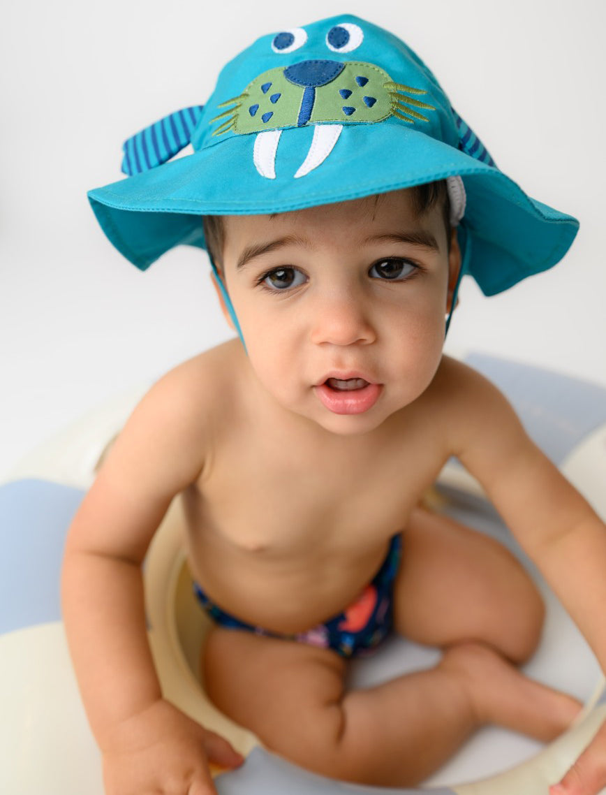 Σετ Μαγιό και Καπέλο UPF50+ Wally the Walrus