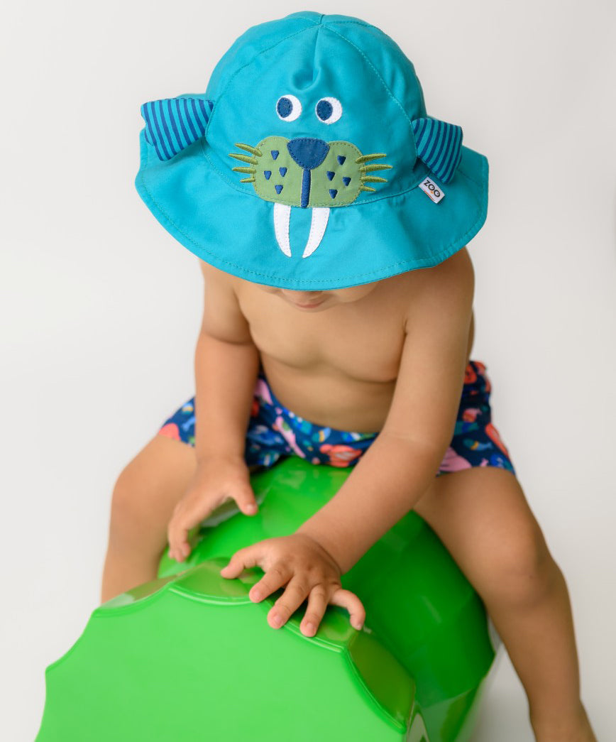 Σετ Μαγιό και Καπέλο UPF50+ Wally the Walrus