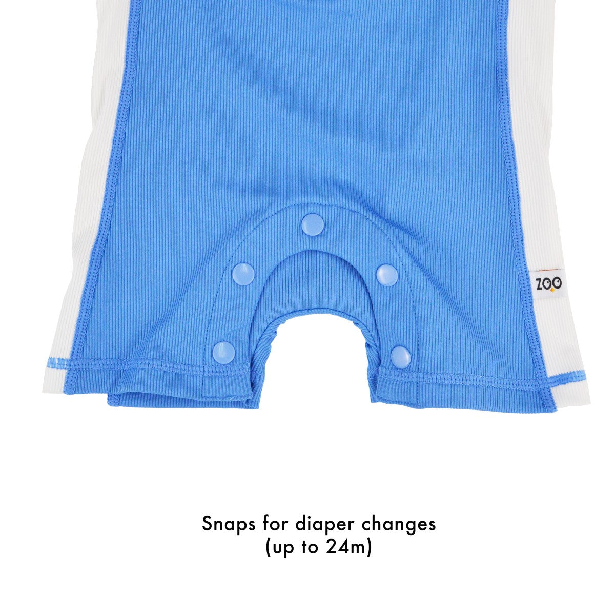Zoocchini Κοντομάνικο Surf Suit με Στάμπα Dino/Med Blue