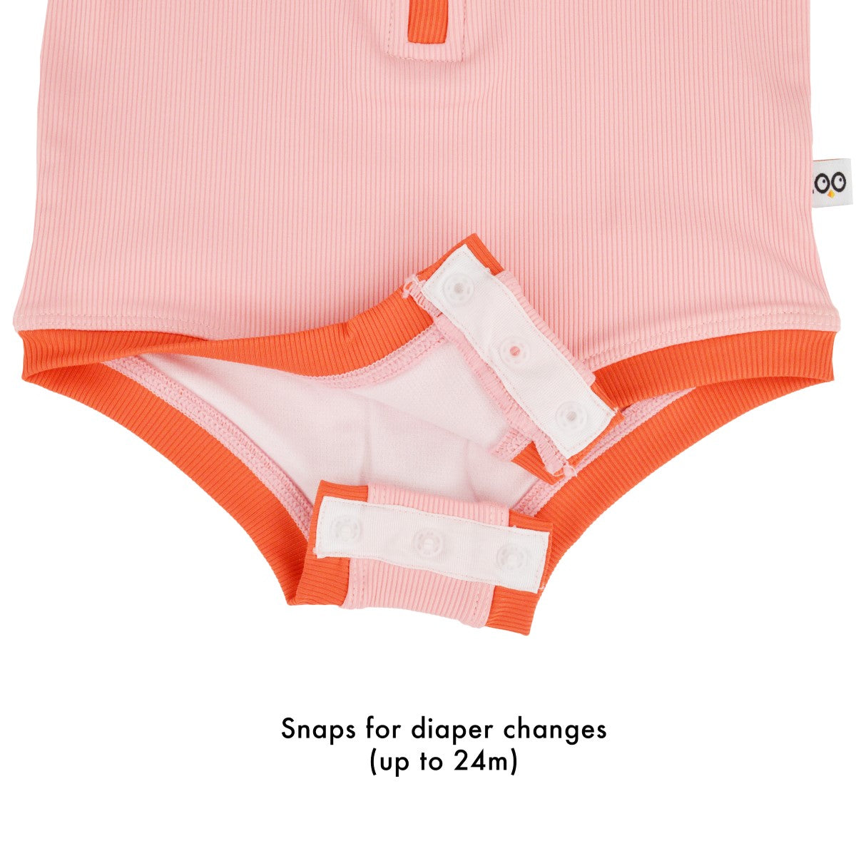 Zoocchini Ολόσωμο Μαγιώ με Στάμπα Strawberry/Pink-Red