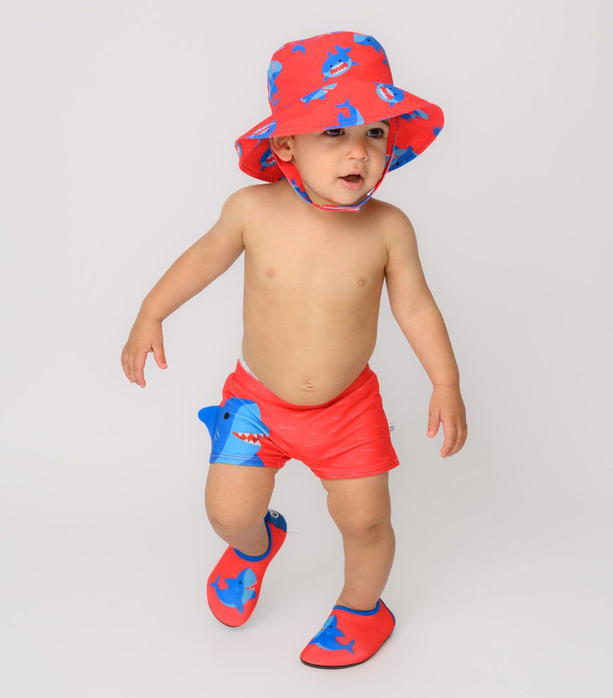 Zoocchini Παιδικό Swim Trunk Sherman the Shark