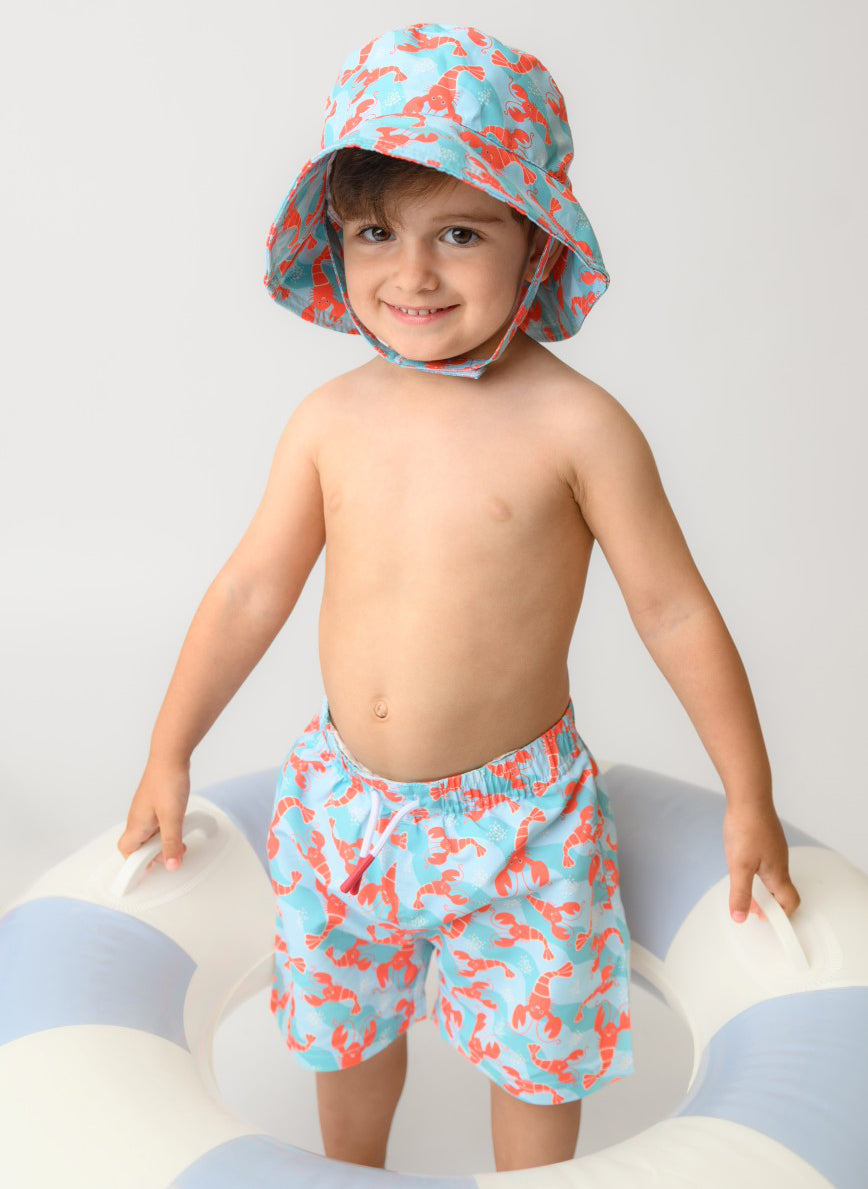 Zoocchini Παιδικό Μαγιώ Σορτς Logan the Lobster