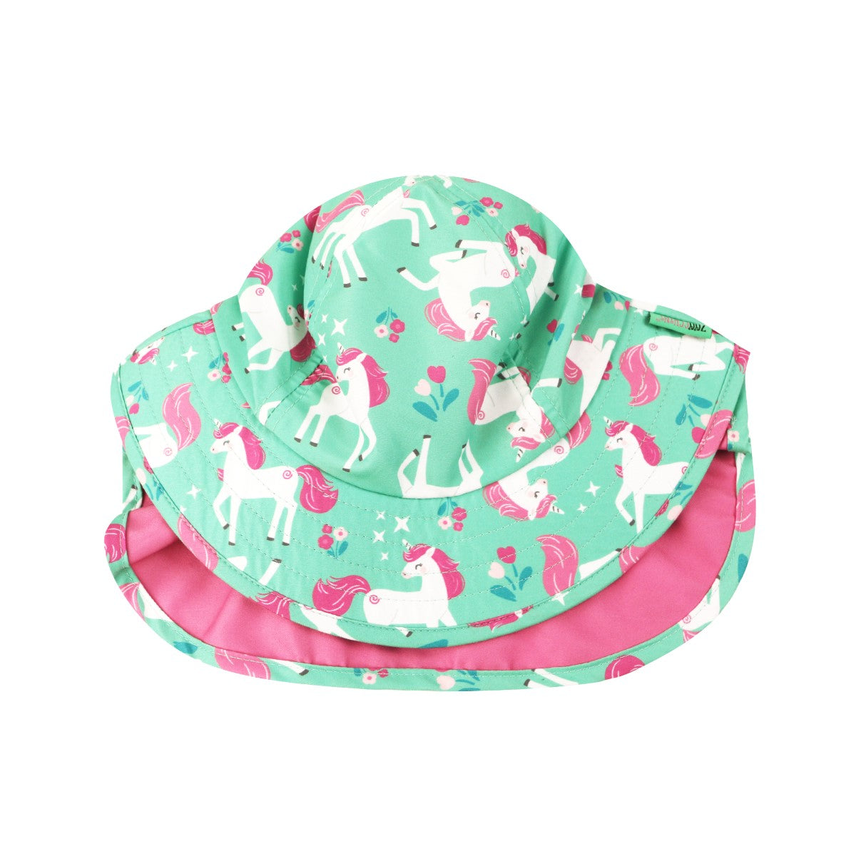 Zoocchini Cape Sunhat UPF50 Unity the Unicorn