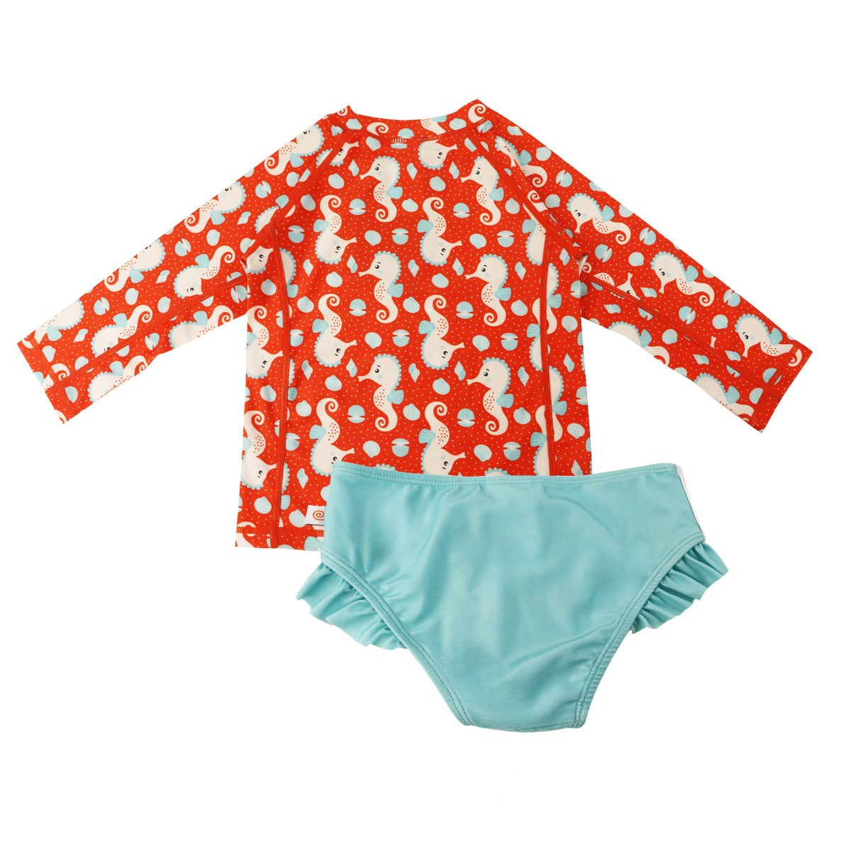 Zoocchini Σετ UV Μαγιώ και Μπλούζα Sally the Seahorse