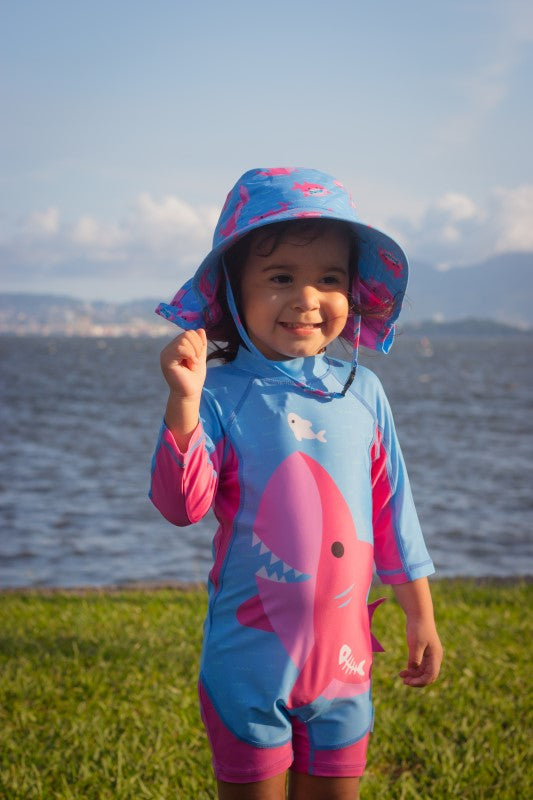 Zoocchini Surf Suit UPF50 Pink Shark