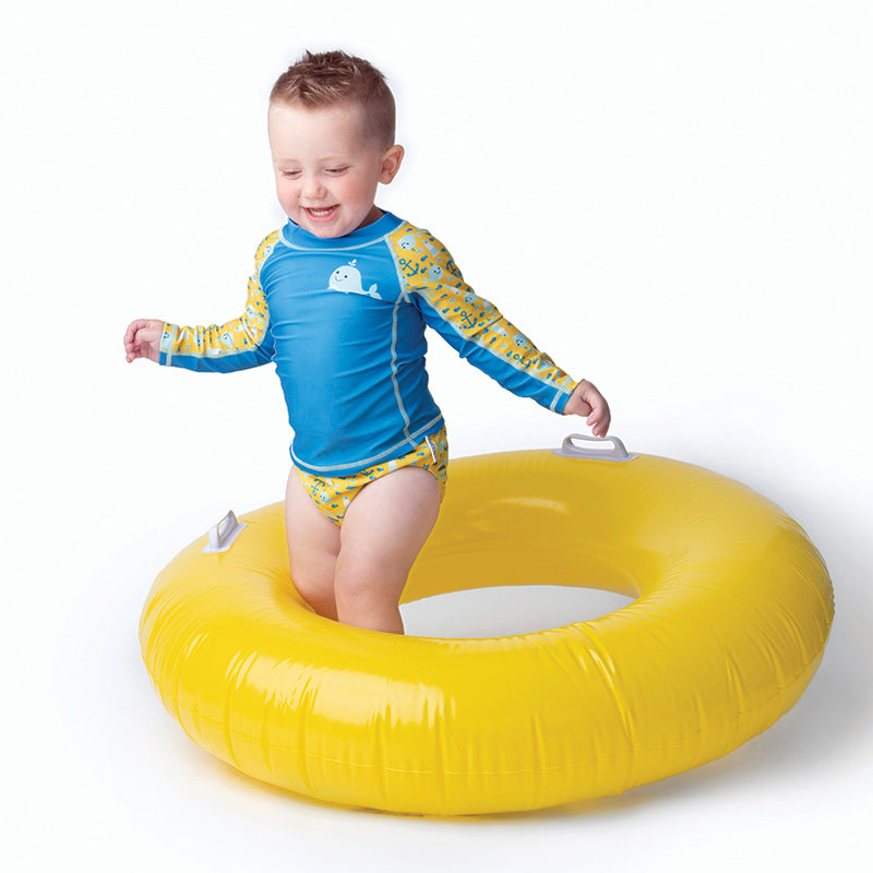 Σετ UV Μαγιώ Πάνα Καπέλο Μπλούζα Willy the Whale