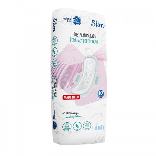 Akuku - Σερβιέτες Λοχείας με φτερά SLIM (10 pcs)