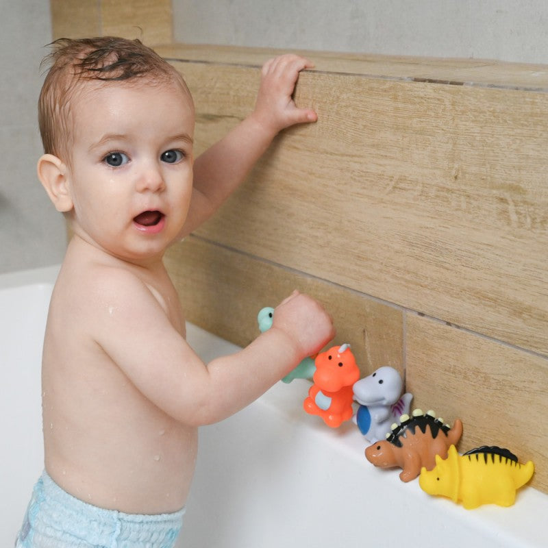 Παιχνίδια Μπάνιου Μπουγελοφατσάκια Δεινόσαυροι (Σετ των 5)