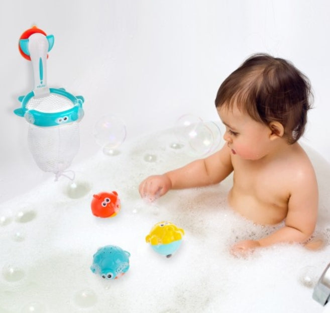 Σετ Απόχη/Καλάθι με Παιχνίδια Μπάνιου