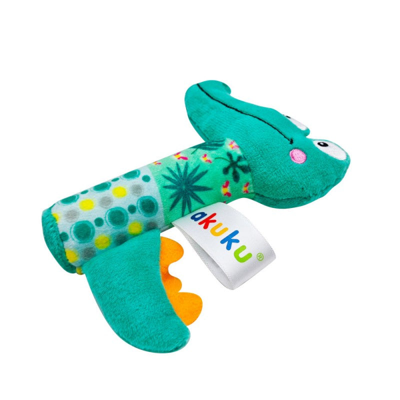 Akuku - Βελούδινη κουδουνίστρα Κροκοδειλάκι