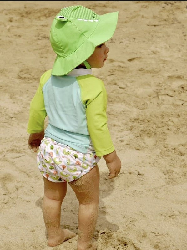 Σετ Μαγιό και Καπέλο UPF50+ Αλιγάτορας