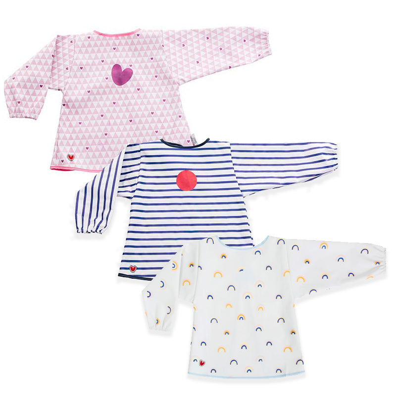 Baby To Love Σαλιάρα/Ποδιά με μανίκια