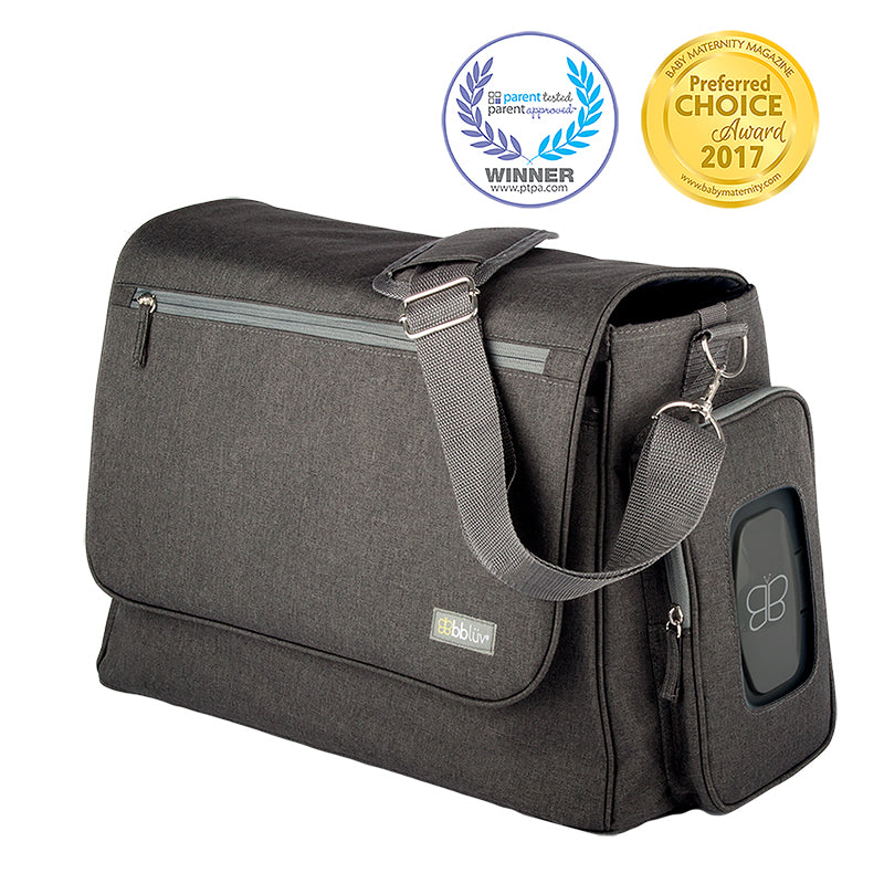 Bbluv Ultra (Charcoal) - Diaper Bag