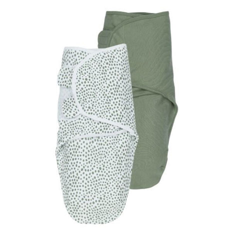 Meyco 2 Pack Swaddle Cheetah/Forest green 0-3 μηνών