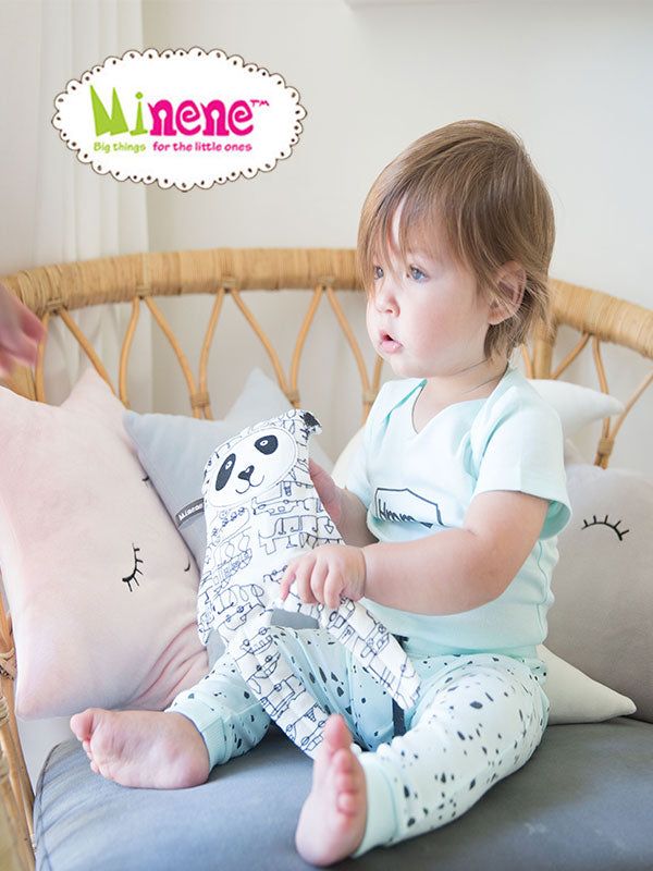 Minene Cuddly Toy Double Side – Blue