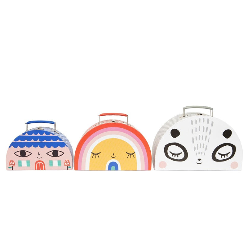 Double face suitcase set