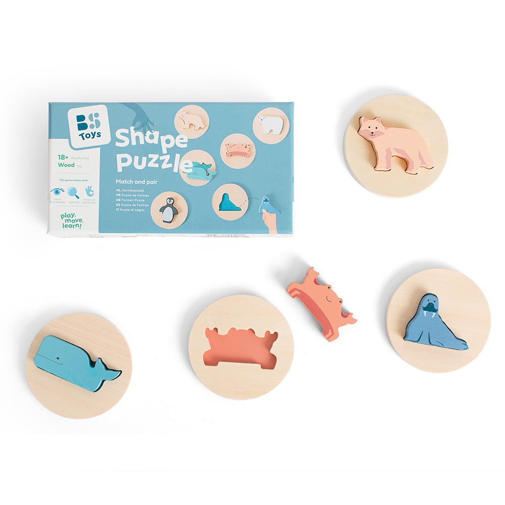 BS Toys - Puzzle Με Σφηνώματα