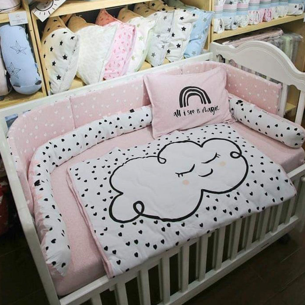 Minene Σετ Κουνιας Lovely Cloud