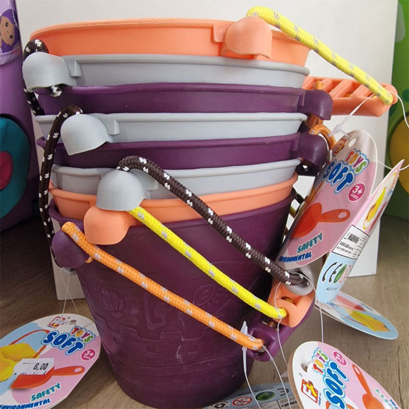 Εύκαμπτο Κουβαδάκι για την παραλία (3 χρώματα)