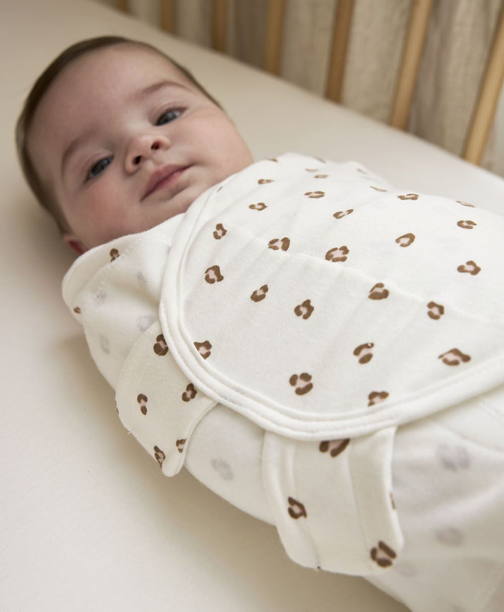 Meyco - Swaddle Mini Panther Ροζ απαλό 0-3 μηνών