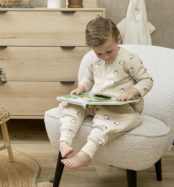 Meyco - 100% Βαμβακερός Υπνόσακος με ποδαράκια και μανίκια Penguin