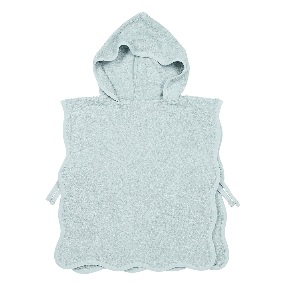 Meyco Πόντσο Μπάνιου Wavy - grey blue - 1-3 years