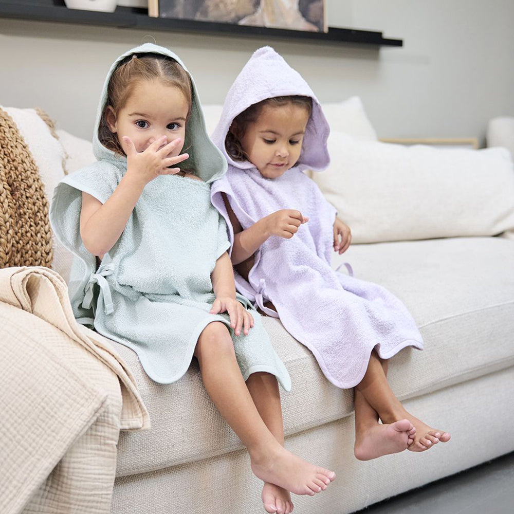 Meyco Πόντσο Μπάνιου terry Wavy - soft lavender - 1-3 years