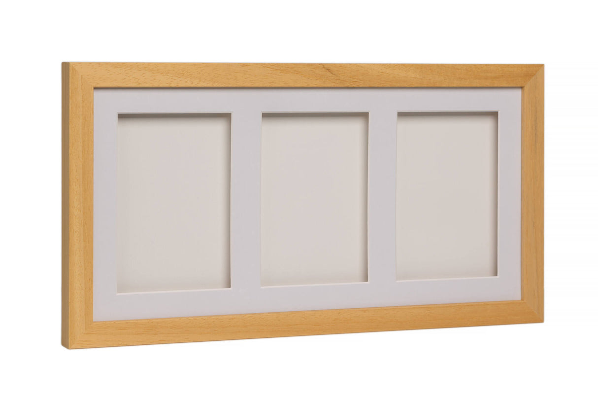 3πλη Κορνίζα για αποτύπωματα και φωτογραφία - Natural