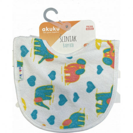 Αδιάβροχη Βαμβακερή Σαλιάρα με Velcro