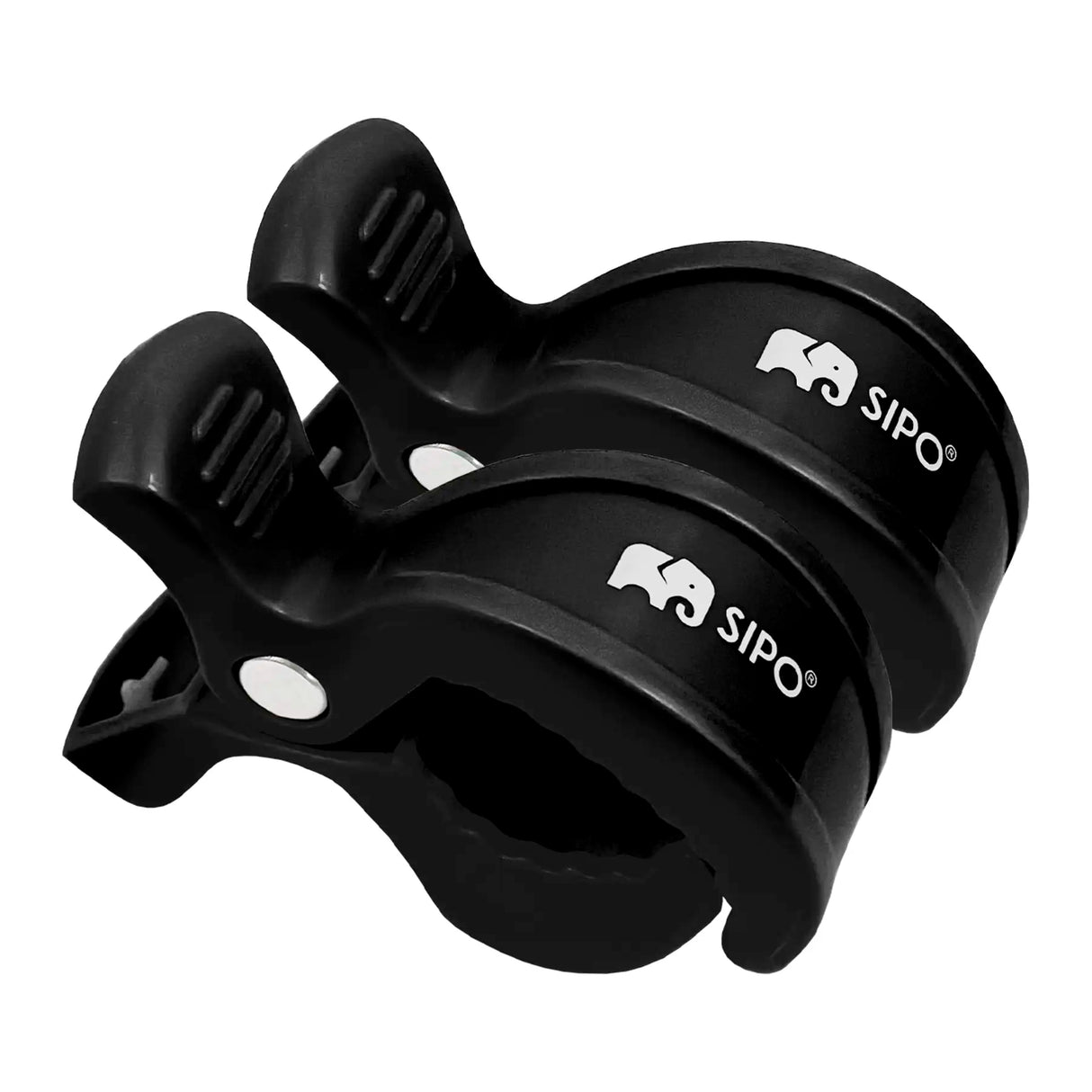 Sipo Πολυλειτουργικά Κλιπ Καροτσιού 2 τεμ. - Black