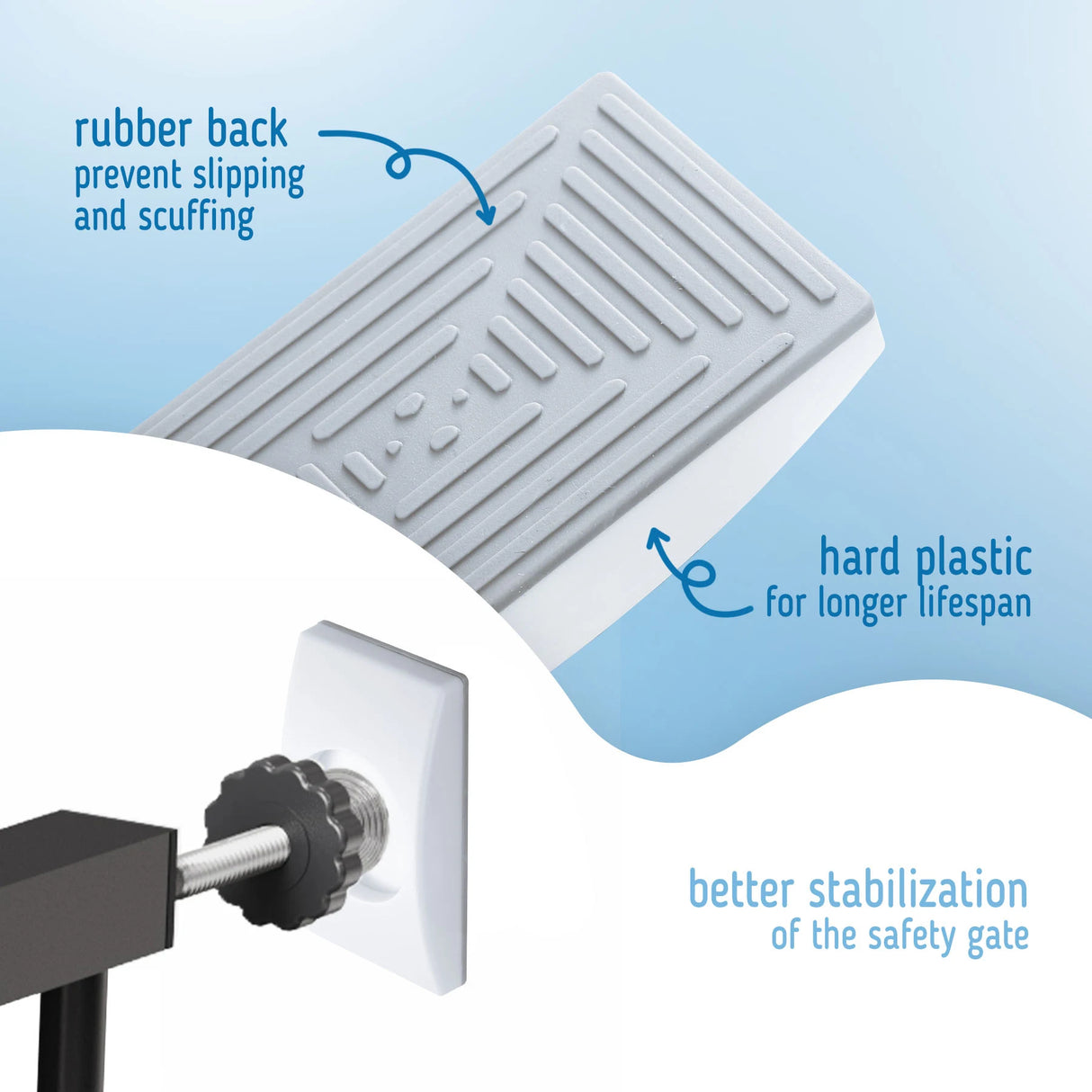 Sipo Προστατευτικά Τοίχου για Πόρτα Ασφαλείας 4 τεμ.