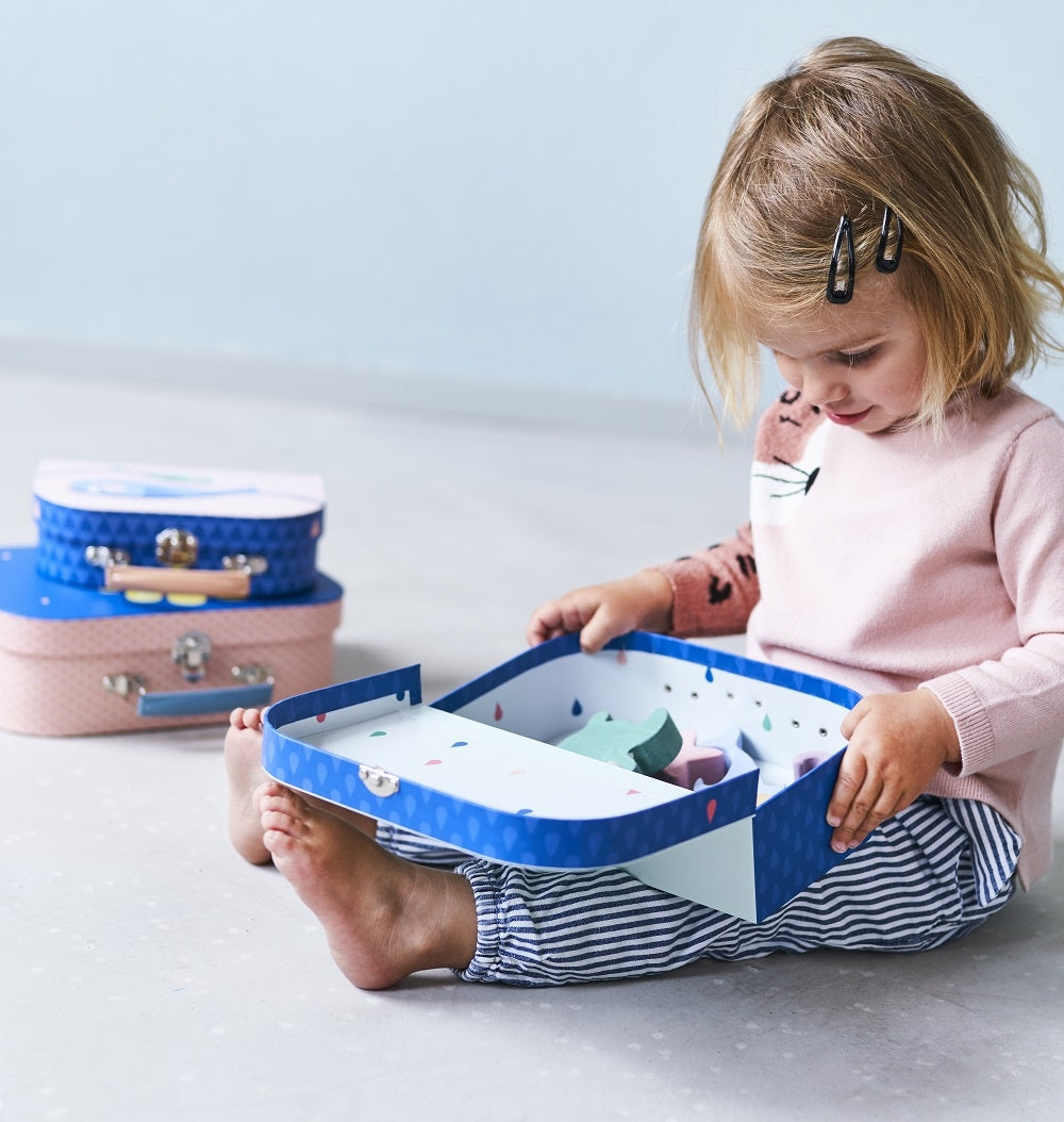 Suitcase set moon drops Glow in the Dark