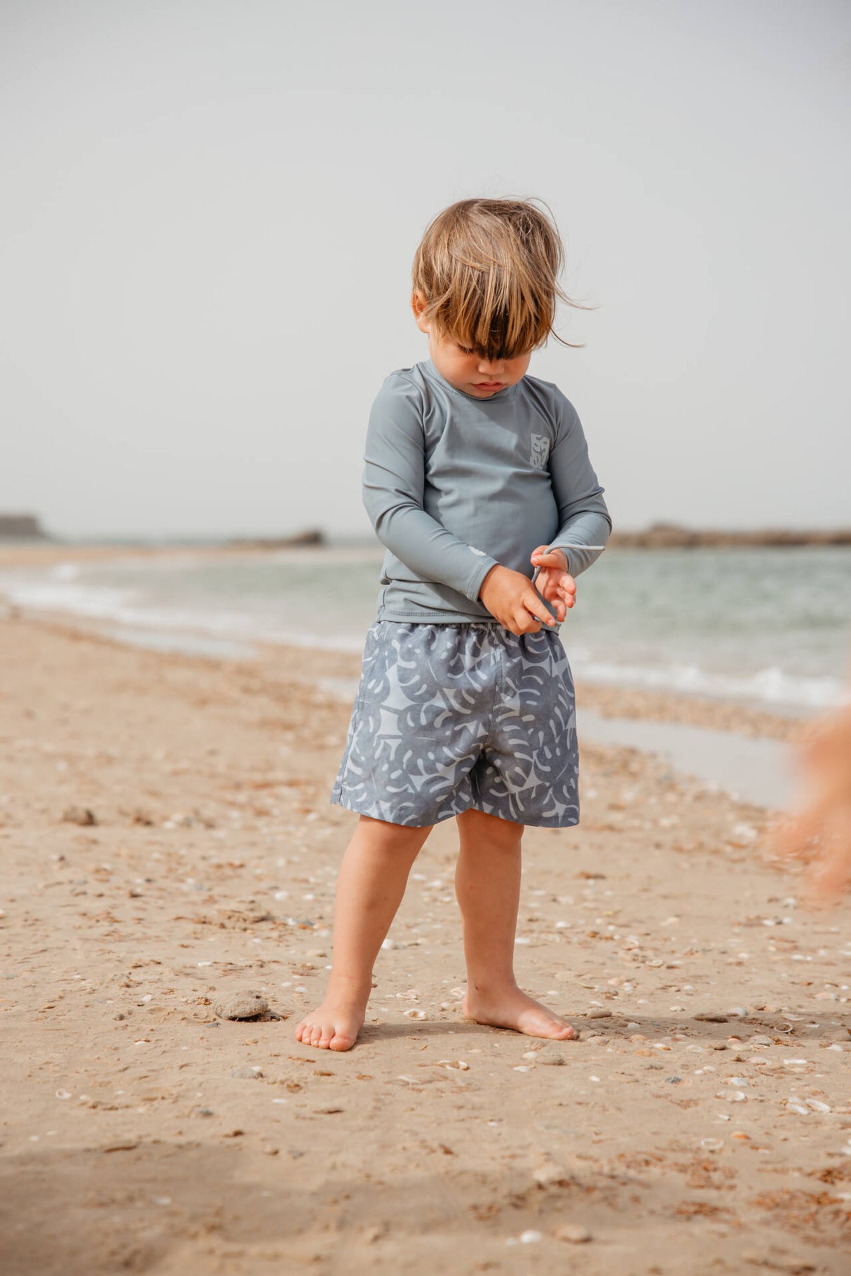 Minene - UV Μαγιώ Σορτς Mint Printed (2-8 ετών)