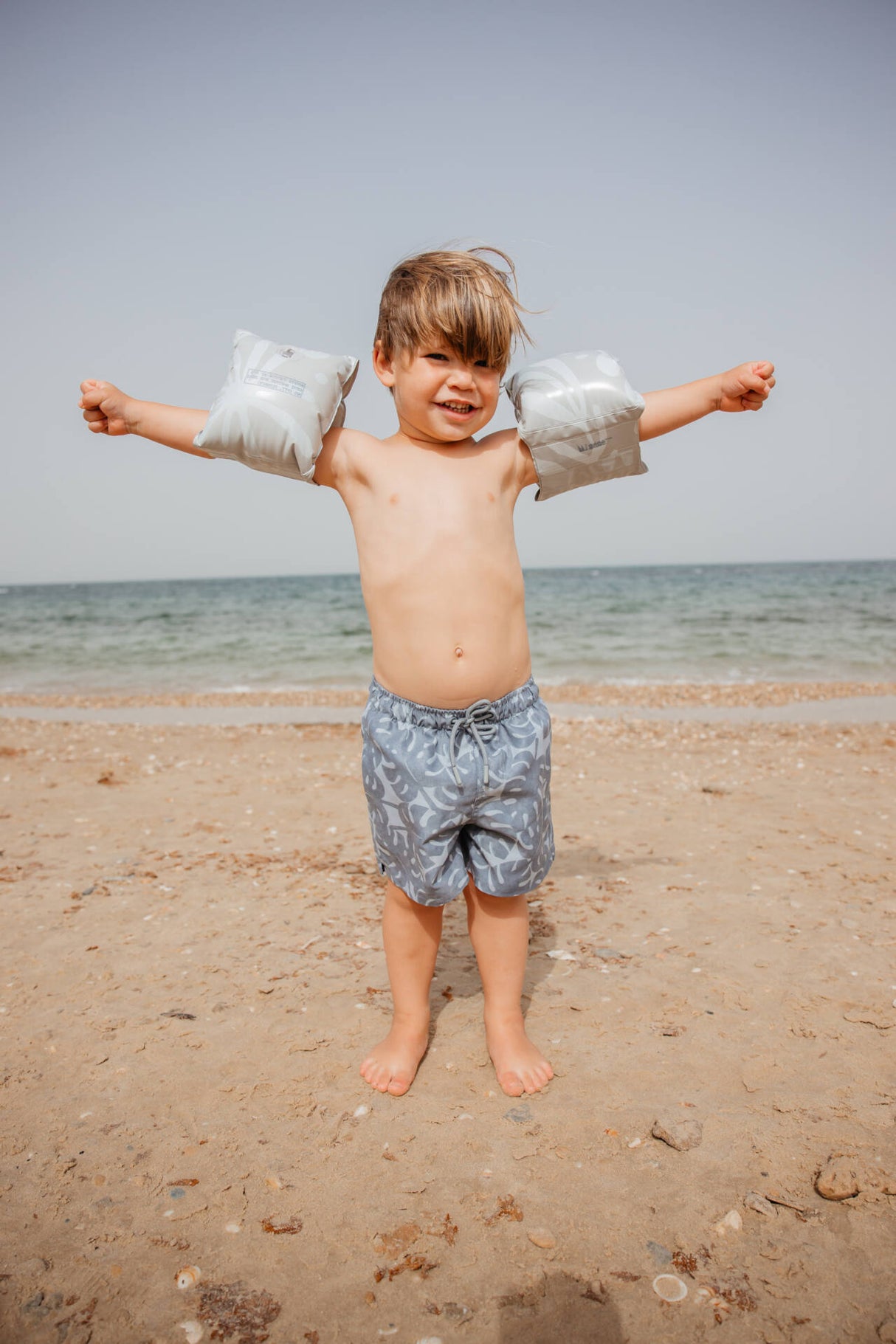 Minene - UV Μαγιώ Σορτς Blue Printed (2-8 ετών)