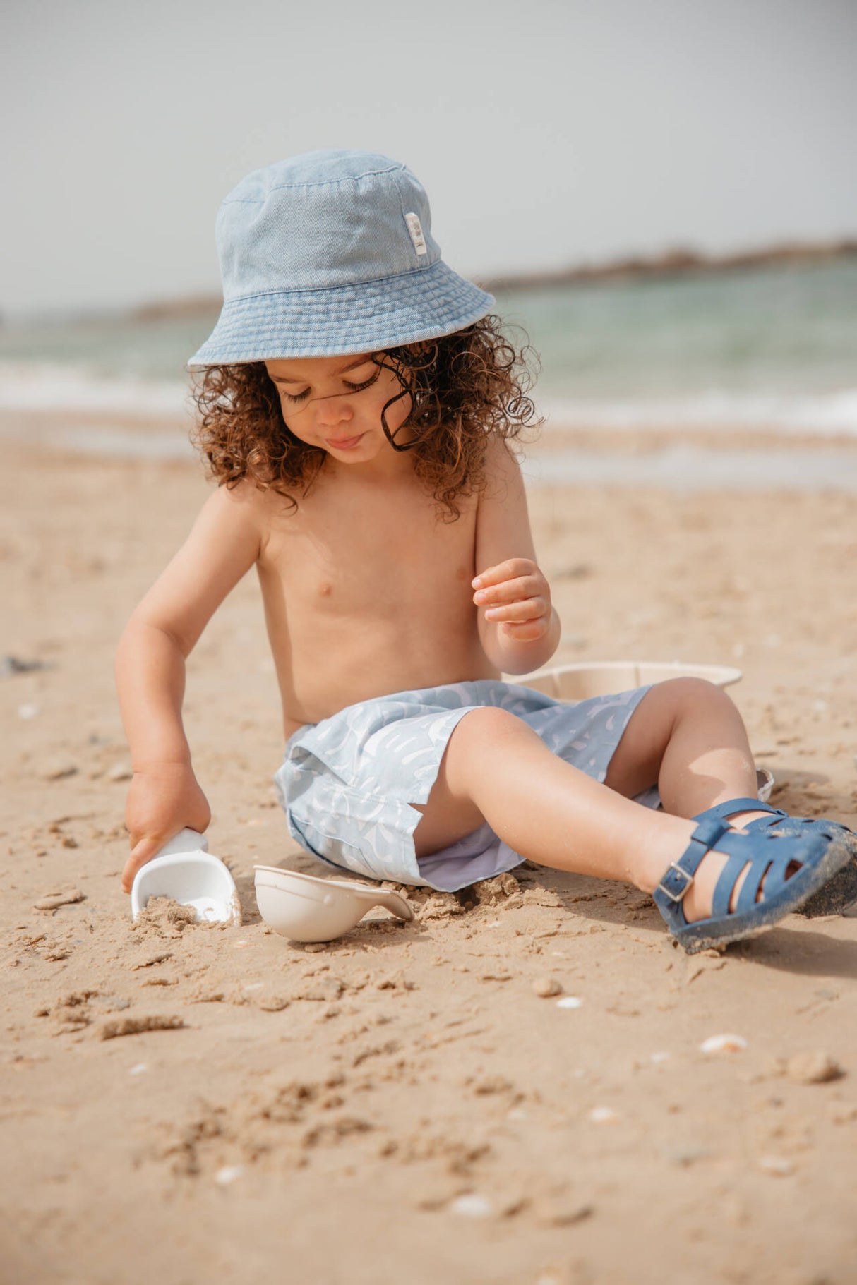 Minene - UV Μαγιώ Σορτς Blue Printed (2-8 ετών)