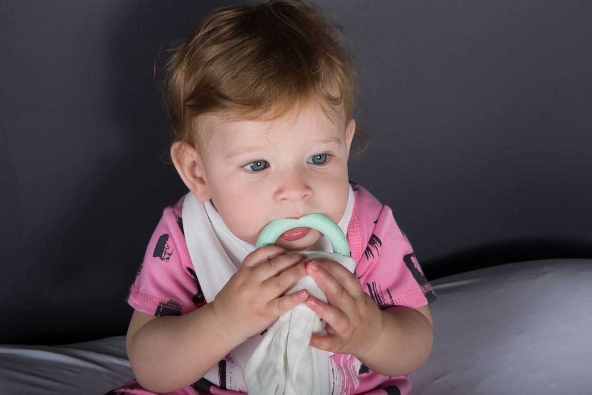 Minene Μασητικό Σιλικόνης με Πανάκι Νάνι