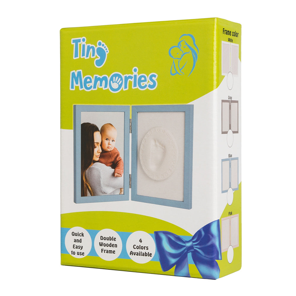 Κορνίζα για αποτύπωμα πηλού και φωτογραφία - Gray (10x15εκ.)