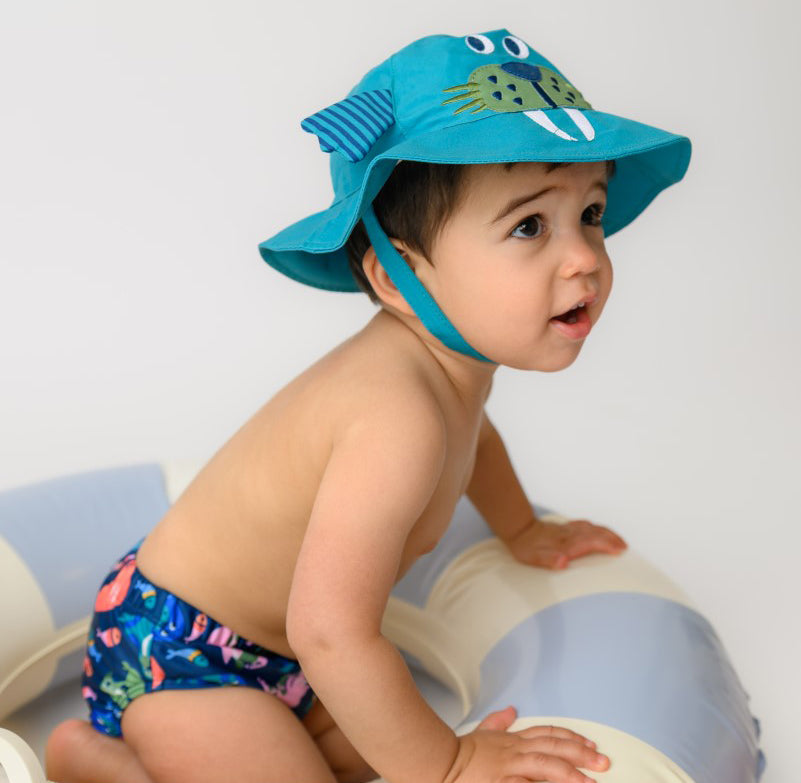 Σετ μαγιό καπέλο UPF50+