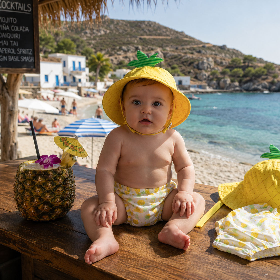 Zoocchini Μαγιώ Πάνα + Καπέλο