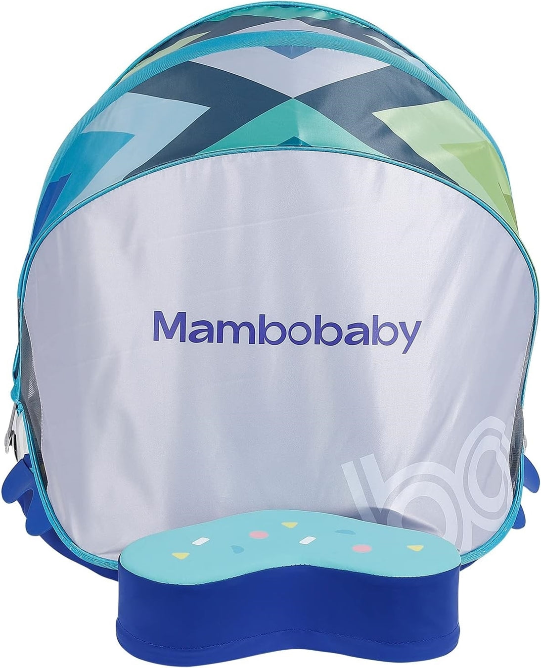 MamboBaby Βρεφικό Σωσίβιο 6-24 Μηνών με Σκίαστρο και Ζώνη 5 Σημείων Colorfish