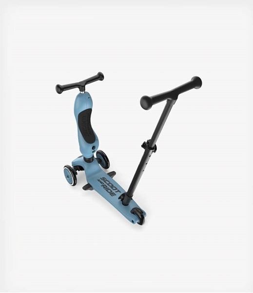 Scoot and Ride Highwaykick 1 Push and Go -  2 σε 1 (Steel)